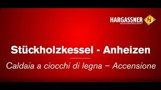 HARGASSNER - accensione caldaia a legna