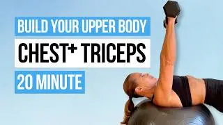 20 MIN Chest + Triceps // Strength Workout // NO JUMPING (Week 2 Day 1)