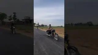 bullet vs splendor drag race 🔥🔥 #automobile #bullet350 #minivlog #vlog #automobileclub #bike