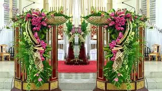 Những mẫu hoa đẹp P21 (sưu tầm) - Beautiful church flower arrangement collection - Love flower