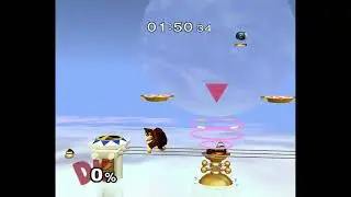 Super Smash Bros Melee - Classic Mode w/Donkey Kong (Very Hard)