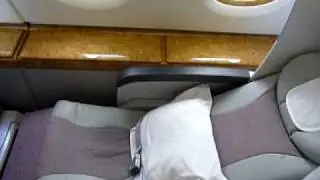 Emirates A380 Business Class Seat/Bed