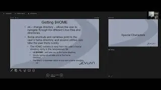 Linux Concepts 2: Internal and External Commands, cd, File Paths, Special Characters