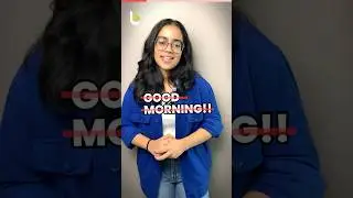 Avoid Saying - GOOD MORNING! Try These English Phrases #englishspeakingpractice #learnenglish