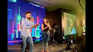 KaluMalli rapping Deviyange Bare at Social Media Day Colombo 2017 on request