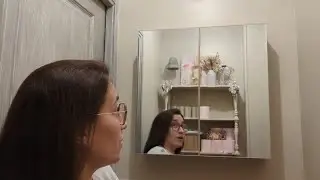 Avis Consommateur : Armoire de toilette effet chêne et 2 portes miroir Opah | Castorama