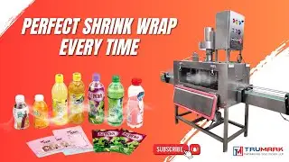 Online Steam Shrink Tunnel Machine | High-Speed Bottle Label Shrinking for Irregular Shapes