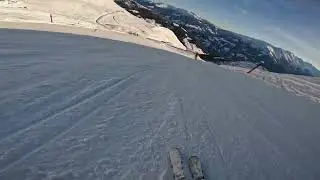 Mayrhofen skiing - Unterbergalm 15