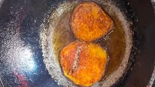 ঘরোয়া স্টাইলে পারফেক্ট বেগুন ভাজা 🍆🔥 | খাস্তা আর সুস্বাদু