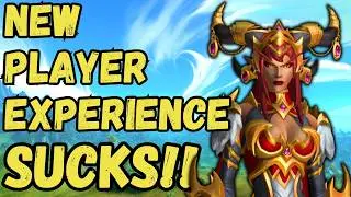 WOW new player Experience is BAD  | Dragon flight Impressions