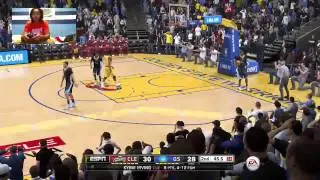 NBA Live 15: Xbox One Gameplay - Cavaliers Vs Warriors
