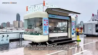 Mobile Kitchen Fast Street Food Truck Ice Cream Cart Coffee Carts Food Van Airstream Food Trailer