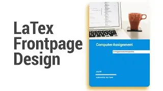 Frontpage Design in Latex | Tikz