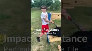 Outdoor Floor Tile Impact Testing vs Baseball Bat