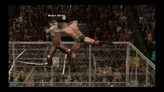 WWE Smackdown vs Raw 2010 - XBOX 360 Gameplay - Randy Orton vs Shawn Michaels - Hell in a Cell Match