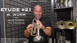 WURM Etude #21 from 40 Et&uuml;den f&uuml;r Trompete by Wilhelm Wurm