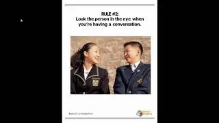 Rules of Conversation-Tuned into Learning