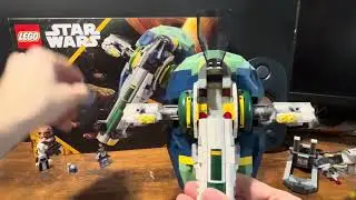 Lego jango fetts starship review 😎#legostarwars #lego #legogroup #starwars 