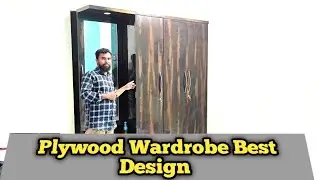 Plywood Wardrobe Dressing Table Design || Harun Woodwork #interiordesign
