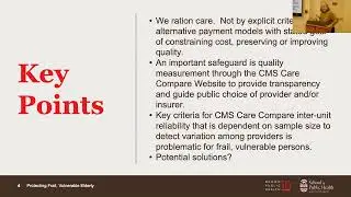 Cost Containment: Protecting Vulnerable Elderly from Profiteering and Poor Quality Care by Joan Teno