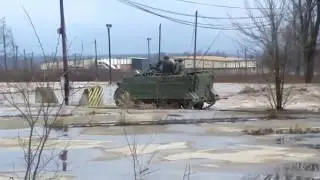 M113 Armored Personnel Carrier In Action