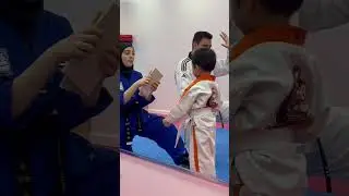 Belt Test! #shorts #taekwondo #promotion #test #viral #video #kids