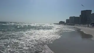4K Destin Florida Beach Walk ,  Destin FL Beautiful Clear Beach , Golf Coast