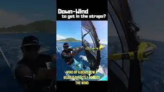 Should you go down wind to get your windsurf board planing? #windsurf #insta360