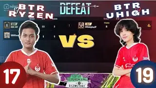 BTR RYZEN VS BTR UHIGH BY ONE TDM, RYZEN KALAH TIPIS