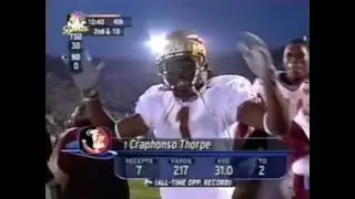 Craphonso Thorpe vs Notre Dame 2003