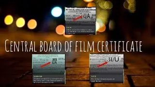Central Board of film Certificate ( Signs )