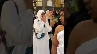Emotional video in Makkah madina 😭 , beautiful video 💞 #love #hajj #shorts #status