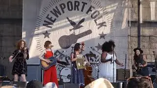 Brandi Carlile Molly Tuttle Sierra Hull- First Ladies of Bluegrass Newport Folk Festival 7/27/2019