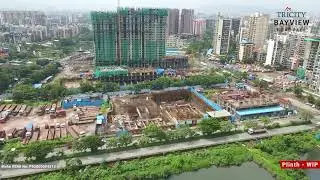 Tricity Bayview, Roadpali. Construction Update: Plinth - WIP