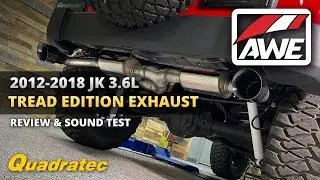 AWE Tread Edition Exhaust Review & Sound Test for 2012-2018 Jeep Wrangler JK with 3.6L V6