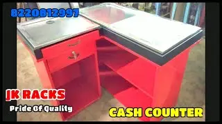 SUPERMARKET CASH COUNTER | SUPERMARKET CASH COUNTER DESIGN | JK RACKS | CONTACT - 8220812997