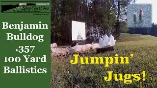 Benjamin Bulldog 100 Yard Water Jug Ballistics