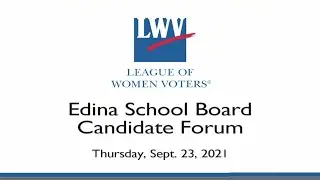 2021 Edina School Board Candidate Forum