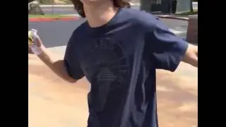 Kid drops his taco