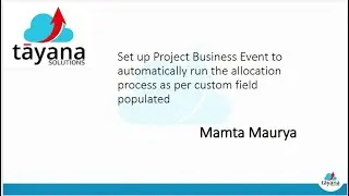 Automating Project Allocation in Acumatica