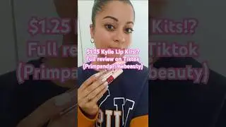 Review of New BPure Kylie Lip Kit Dupes for $1.25 #dollartreemakeup #makeupdupes #budgetbeauty