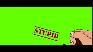 Stupid Stamp green screen