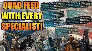 QUAD FEED WITH EVERY SPECIALIST (Call Of Duty Black Ops 3)