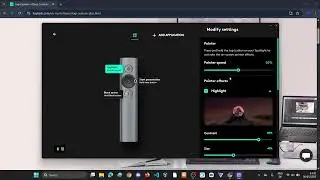 Enable Laser Pointer in Logitech Spotlight Presentation Remote