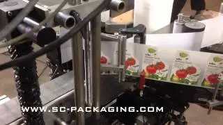 HARLAND COMET FRONT AND BACK AUTOMATIC LABELLING MACHINE