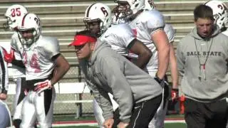 Ball State Football Coach Mike Neu Gets Mic'd Up
