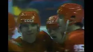 Olympics Олимпиада 1980.02.20 USSR Canada 3rd goal of Soviets СССР-Канада 3-й гол СССР