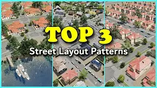 TOP 3 Realistic Neighborhood Street Layout Patterns in Cities: Skylines