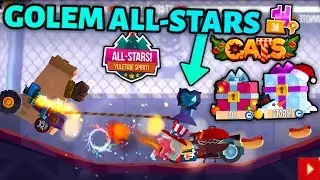 C.A.T.S GOLEM ALL-STARS GAMEPLAY - NEW PARTS & BEST BATTLES - Crash Arena Turbo Stars