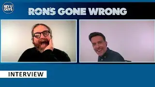 Ron's Gone Wrong - Zach Galifianakis & Ed Helms hilarious Interview on robots & parents.